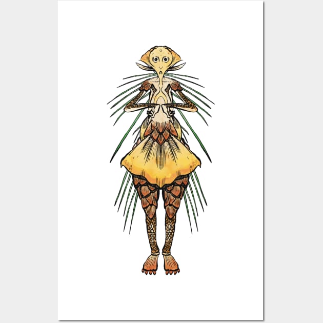 Conifer Winter Fairy Wall Art by Josslyn-Hagen